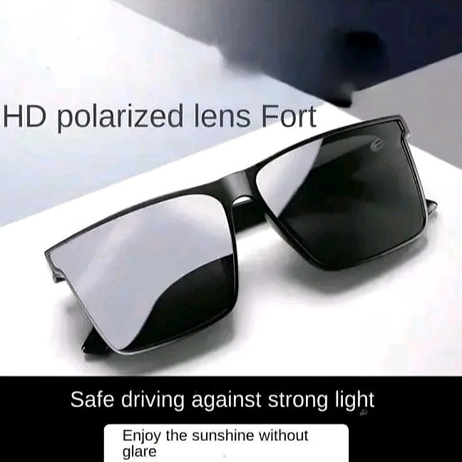 Mursolyn, HD Polarized Square Sunglasses for Men – Premium UV Protection