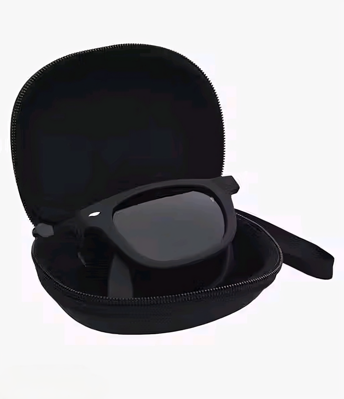 Mursolyn Premium Foldable Wayfarer Sunglasses – Compact, Stylish, and Travel-Ready