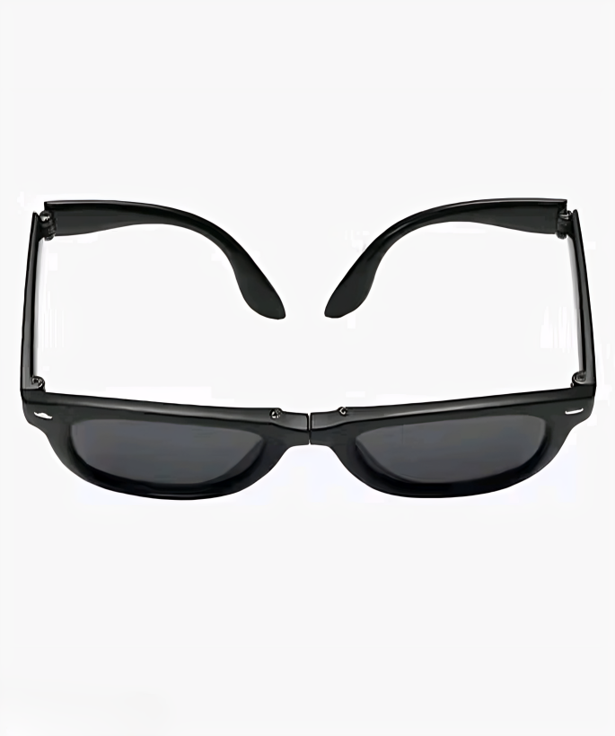 Mursolyn Premium Foldable Wayfarer Sunglasses – Compact, Stylish, and Travel-Ready